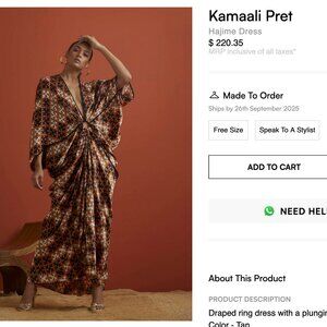 Kamaali Pret Hajime Dress